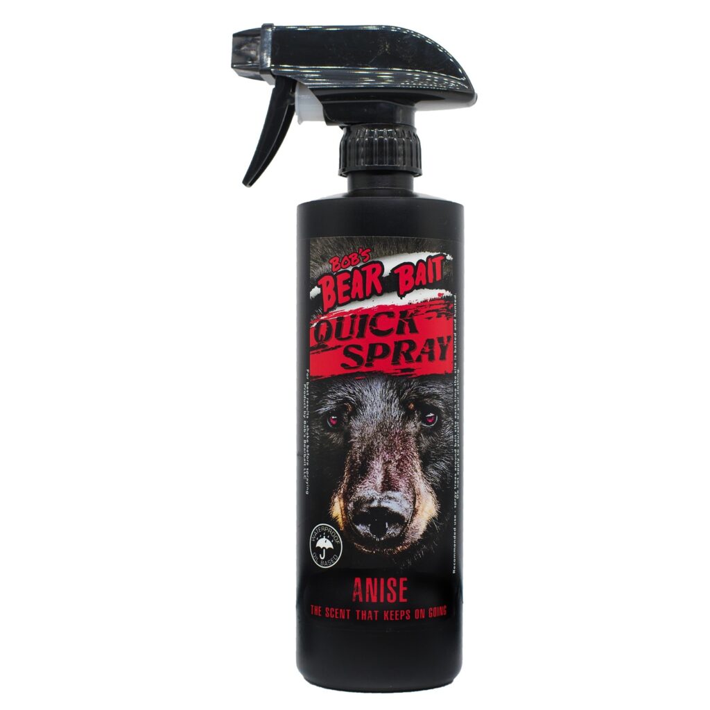 Bobs Bear Bait Big Woods Quick Spray Scent Anise